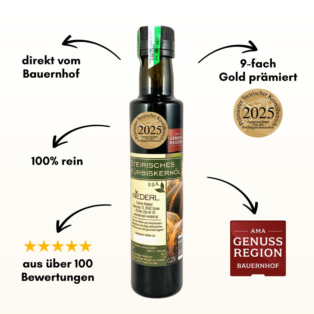 Steirisches Kürbiskernöl 250 ml