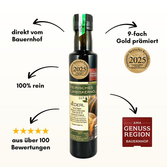 Steirisches Kürbiskernöl 250 ml