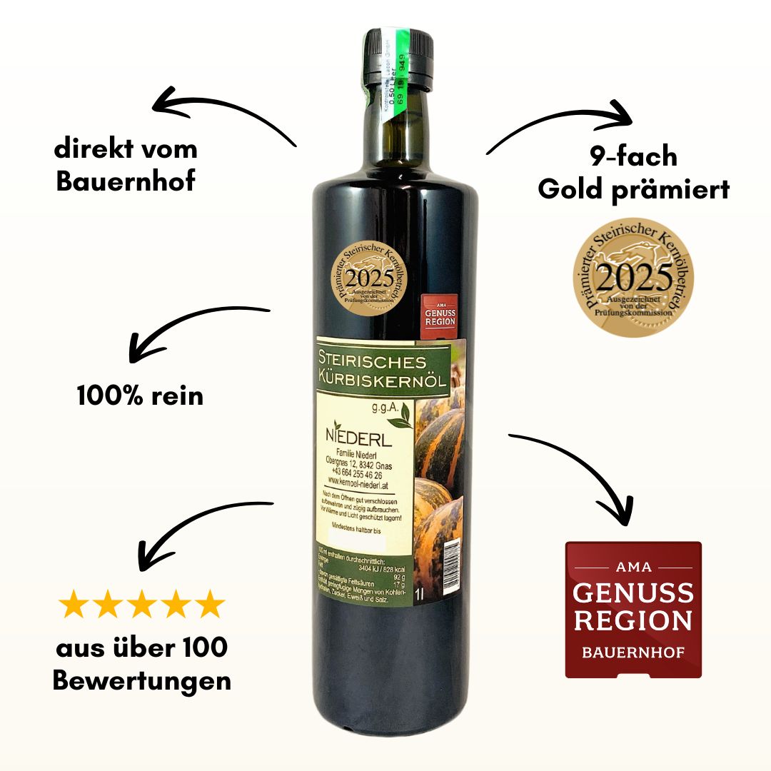 Steirisches Kürbiskernöl 1L