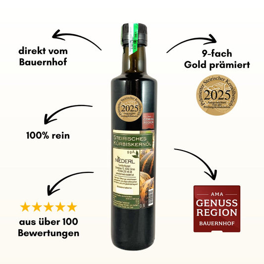 Steirisches Kürbiskernöl 500 ml