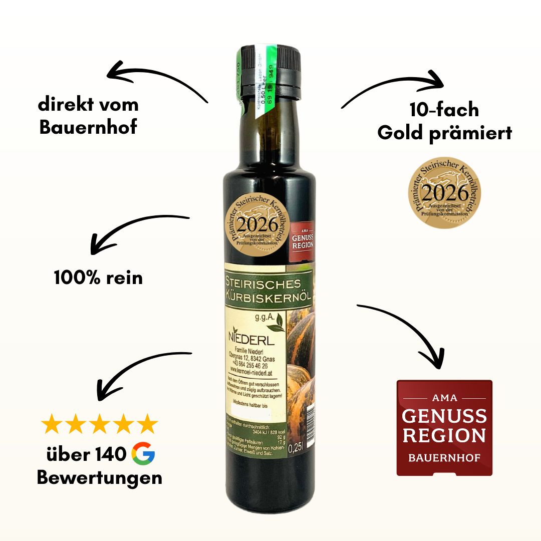 Steirisches Kürbiskernöl 250 ml