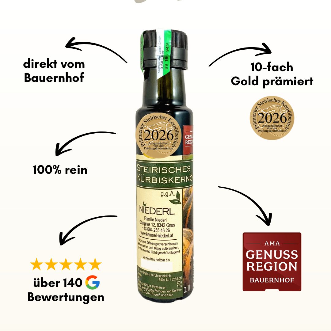 Styrian Pumpkin Seed Oil 100 ml