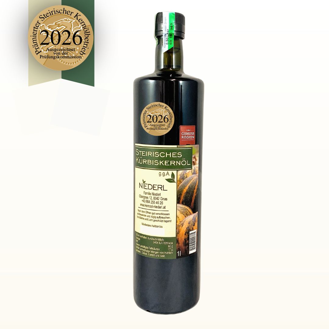 Styrian Pumpkin Seed Oil 1L